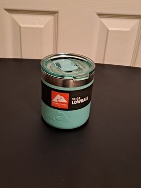 Ozark Trail Aqua/Turquoise 10-oz Lowball Tumbler with Lid